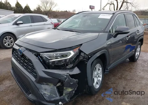 2020 Toyota Rav4 Hybrid Xle z USA, uszkodzony, nr VIN 2T3RWRFV7LW098019